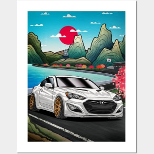 Hyundai Genesis Coupe (2009) Posters and Art